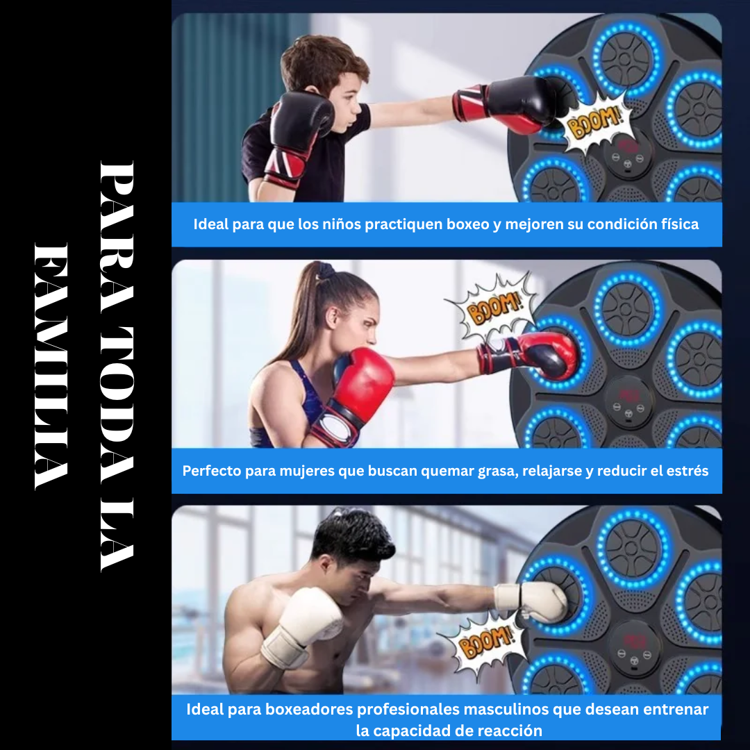 Máquina de Boxeo ForceFit + 2 Guantes Profesionales (GRATIS) - EDICIÓN PREMIUM